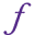 f