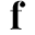 f