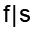 f