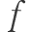 f