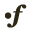 f