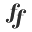 f