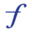 f