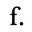 f