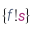 f